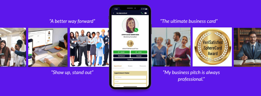 SphereCard business card app