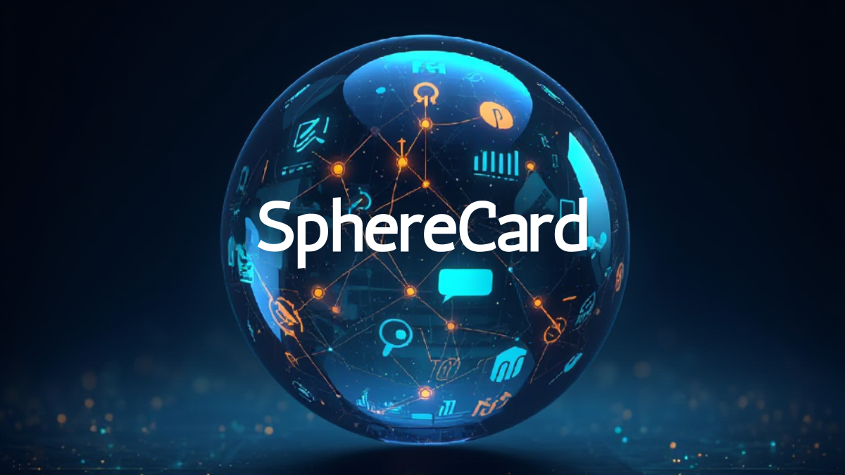 Abstract sphere with structured lines representing SphereCard Identity Principles and global professional identity doctrine