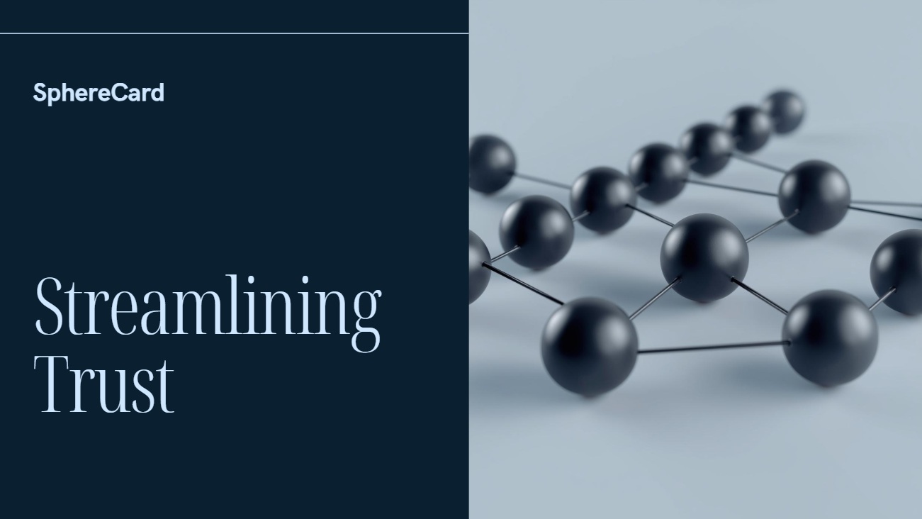 Illustration of enterprise teams using SphereCard to verify identities, streamline onboarding, and build trust across departments and partner networks