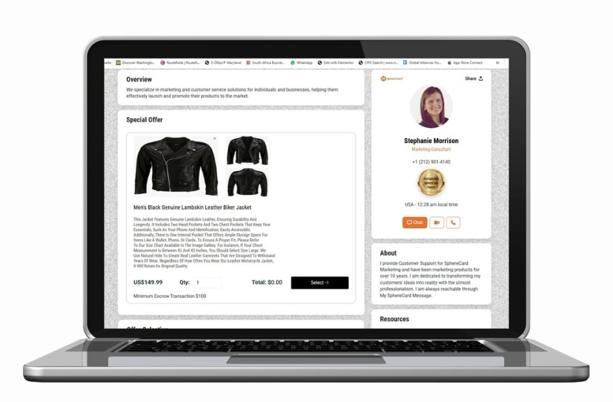 Laptop with Product Multiview Display Widget